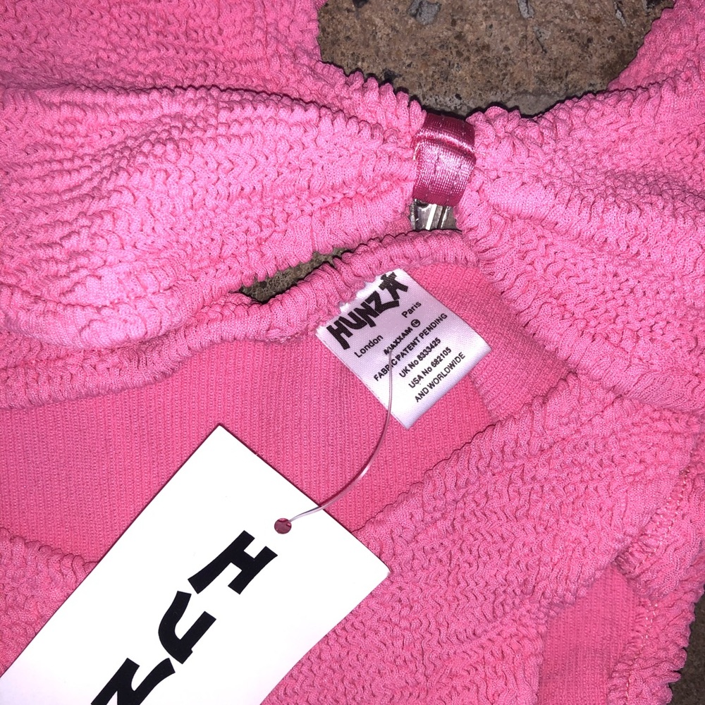 Vintage Hunza G Pink Bikini Swimsuit - Picture 3 of 3